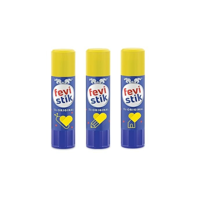 Fevistik Glue Stick 25g, Pack of 3 | Multi-Purpose Glue Stick