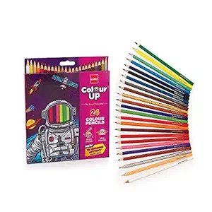 Cello ColourUp Colour Pencils, Multicolored, 24 Color Pencils