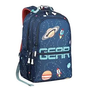 Gear Galaxy 19"/34L Large Water Resistant School Bag/Casual 5 Compartment
