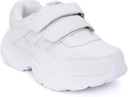 White Velcro Strap Shoes